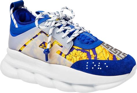 versace shoes blue woman|Versace blue sneakers.